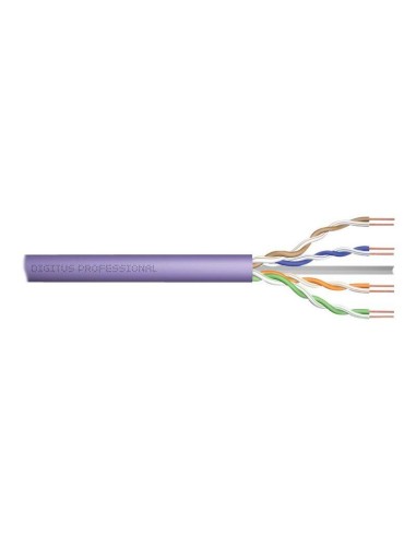 Digitus Bobina Cable Cat.6 U/utp Solid Wire Awg 23/1 Lsoh 500m Violet Reel