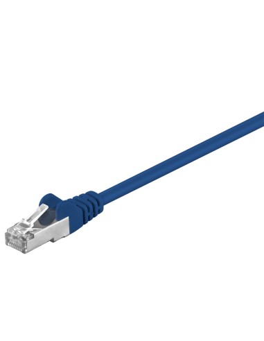 Goobay Cable De Red Cat5e  1,0m Azul  Sf/utp 2xrj45, Pvc, Cca