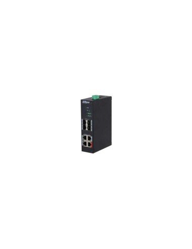 (dh-hs4408-4et-96) Dahua Switch4 Puertos 10/100 + 4sfp Gigabit 96w Managed L2  Hardened Poe