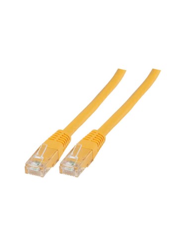 Cable Efb Rj45  De Red U Utp, Cat.6, Pvc, Cca, 0.5m, Amarillo