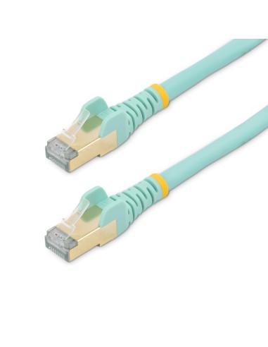 Cable 3m Red Ethernet Rj45 Stp Cabl Cat6a Snagless Aguamarina