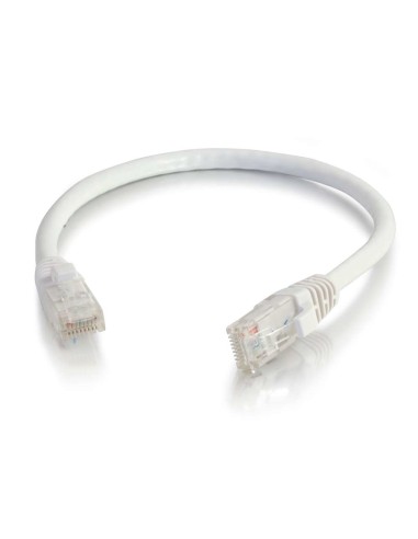 C2g Cable De Conexión De Red De 1 M Cat6 Sin Blindaje Y Con Funda (utp), Color Blanco