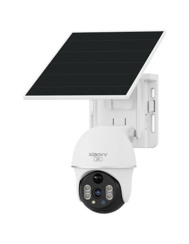 Cámara De Seguridad  Xiaovv P9 Smart 4 Mp Full Hd Wifi Visión Nocturna Ip65 Blanco