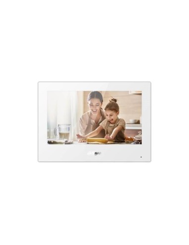 Dahua Vth5321gw-w Monitor Android Interior 7" De Superficie Para Videoportero Ip Wifi Pantalla Táctil Poe Sd 8e/1s Alarma Bl...