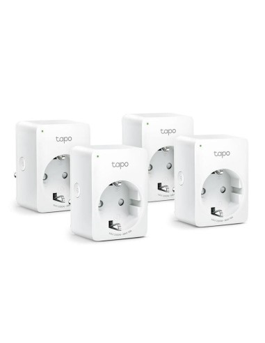 Mini Enchufe Inteligente Tp-link  Wi-fi (4-pack) - Control Remoto - Programable - Modo Fuera De Casa