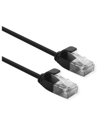 Roline 21.15.3954 Cable De Red Negro 1,5 M Cat6a U/utp [utp] (roline Slim Ca6a Utp Cu Lszh Ethernet Cable Blac..)