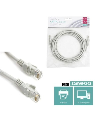 Omega Latiguillo Lan Utp Cat5e Rj45 2m