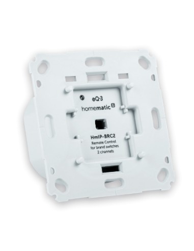 Homematic Ip Interruptor De Pared Smart Home Para Interruptores De 2 Elementos (hmip-brc2) 152000a0