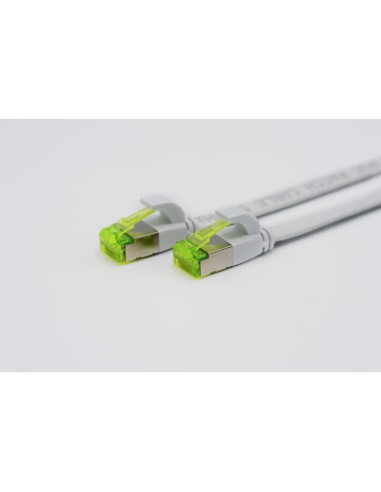 Helos Ultraplano Cable De Red U/ftp Cat 6a Blanco 0,3m