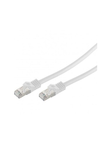 Patchk.cat6a S / Ftp 0,25m Blanco Rj45 Sin Halógenos (lszh)