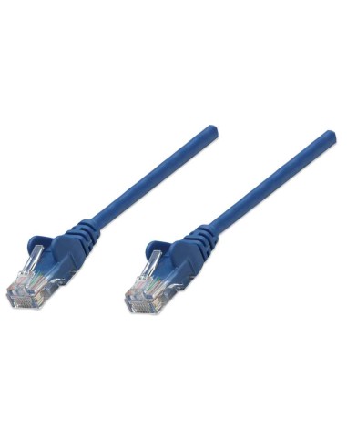 Intellinet Patchkabel Rj45 U/utp Cat5e 5.0m Hebelschutz Blau