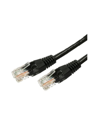 Cable Tb Cat.6a  Utp 1m Negro 10 Pcs