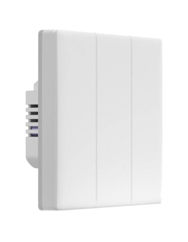 Interruptor Sonoff Tx T5 3c 3 Botones Táctil Blanco   Inteligente De Pared Wi-fi