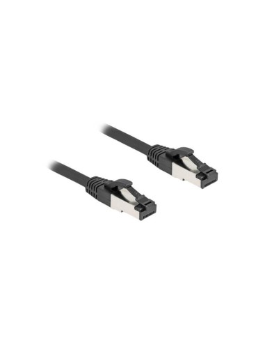 Cable Delock Rj45 De Red Cat.8.1 S/ftp 0,25 M Bis 40 Gbps Negro