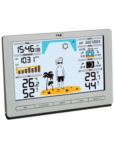 Tfa 35.1097.54 Estación Meteorológica Silver Meteo Jack