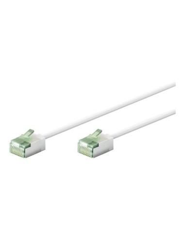 Cable Goobay 74357 Ultra-flexible Cat 8.1 Patch  Slim, U Ftp, 0.15 M, White