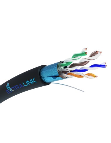 Cable Extralink Cat5e Ftp (f/utp) V2 Outdoor Twisted Pair 100m