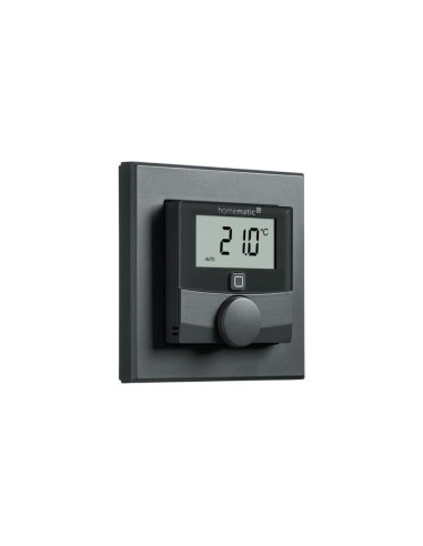 Termostato De Pared Homematic Ip Con Sensor De Humedad (hmip-wth-a) (antracita)