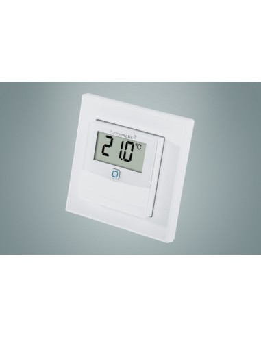 Sensor De Temperatura Y Humedad Para El Hogar Inteligente  Homematic Ip Con Pantalla (hmip-sthd) 150180a0