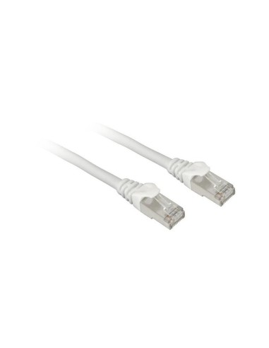 Cable De Conexión Sharkoon Sftp, Rj-45, Con Cable Bruto Cat.7a Blanco, 5 Metros