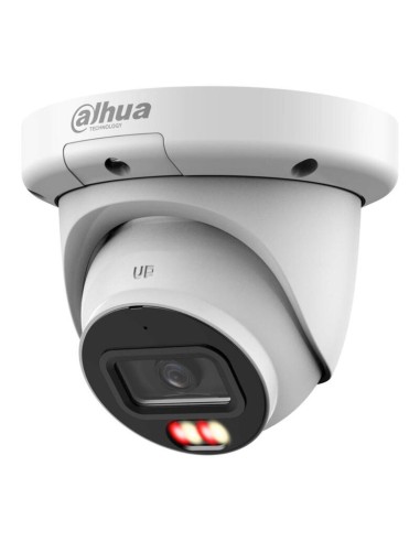 Dahua Ipc-hdw3449qm-s-il-0280b Domo Ip 4m H265 Wdr Iluminación Dual Led50m/ir50m 2.8mm Ip67 Poe Mic Ai Quick Install