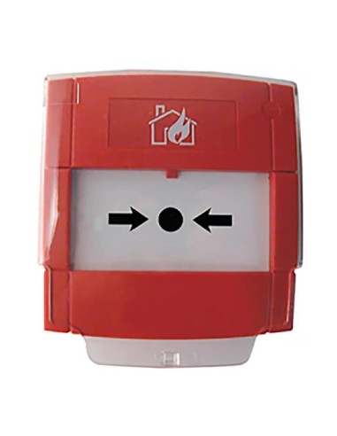 Notifier M5a-rp02ff-n026-41 Pulsador De Alarma Analógico, Rearmable Y Con Aislador.