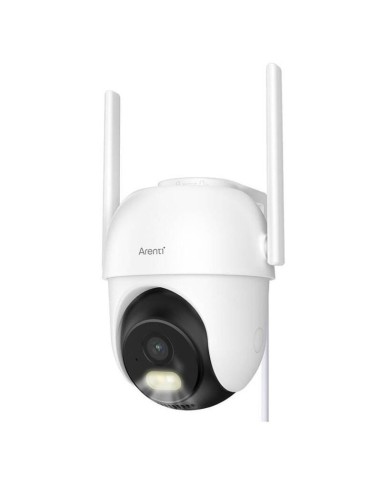 Cámara  Arenti Op1 4mp Uhd Ip65 Wifi Blanco De Seguridad Exterior