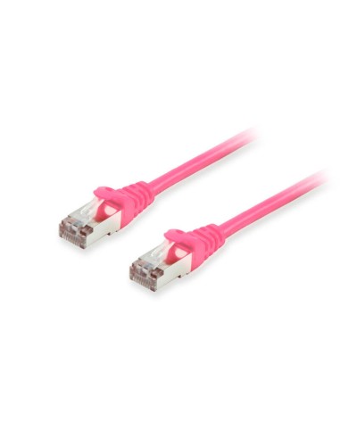 Equip Cable De Red Cat6a S Ftp 2xrj45 0.25m Rosa Lszh