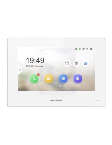 Ds-kh6320-wte1-w O-md Video Indoor Con 7  Touch-screen, Blanco"