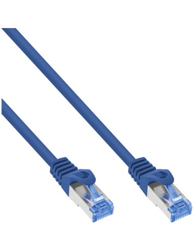 Inline® Patch Cable, Cat.6a, S/ftp, Tpe (lszh), Cca, Blue, 3m