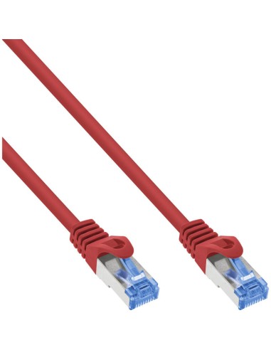 Inline® Patch Cable, Cat.6a, S/ftp, Tpe (lszh), Cca, Rojo, 3m