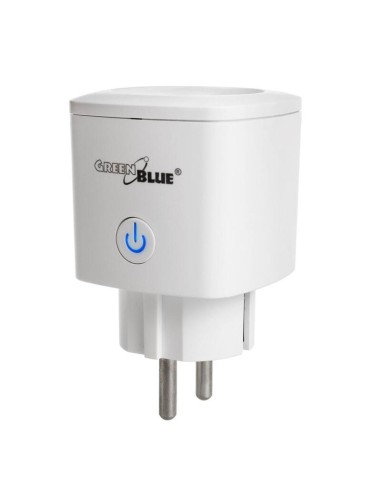 Enchufe Con Control Remoto Wifi Greenblue, Android/ios/alexa/google Home, Consumo De Energía, Temporizador, Máx. Energía, ...