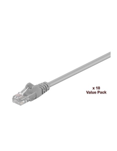 Microconnect Utp Cat5e 1m Grey Cable De Red Gris