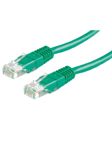 Value Utp Patch Cord Cat.6, Green 1 M Cable De Red Verde U/utp [utp] (value Cat6 Utp Cca Ethernet Cable Green 1m)