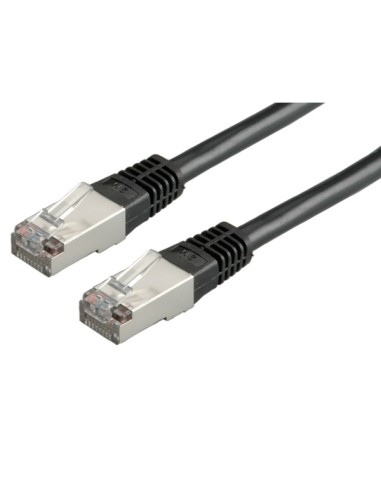 Roline 21.15.0185 Cable De Red Negro 0,5 M Cat5e F/utp [ftp] (roline Cat5e Ftp Cu Ethernet Cable Black 0.5m)