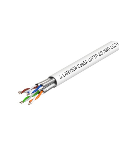 Lanview Lvn122430 Cable De Red Blanco 500 M Cat6a U/ftp [stp]