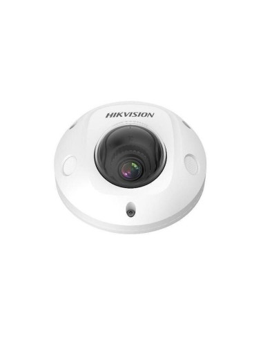 Hikvision Cámara Ip Minidomo Móvil 2m 2.8mm Antivandálico Ir10 Wdr Ik10 Ip67 Poe. Conector M12