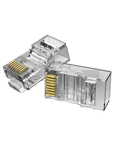 Conector Vention Cat.5e Utp Rj45 Paquete De 10 Unidades