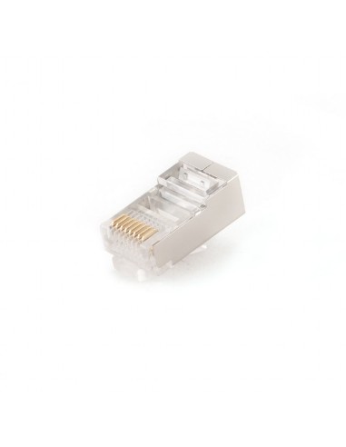 Gembird Conector Cat6 Modular Blindado 30u "chapado En Oro, 10 Piezas Por Bolsa