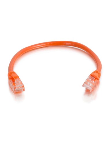 C2g Cable De Red De 1 M Cat6 Sin Blindaje Y Con Funda [utp], Color Naranja