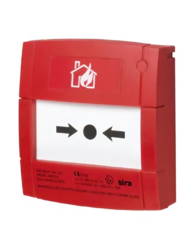 Notifier M1a-r470sg-k013-81 Pulsador Intrínsecamente Seguro Convencional Eex Ia Rojo Na 470ohm (sin Tapa)