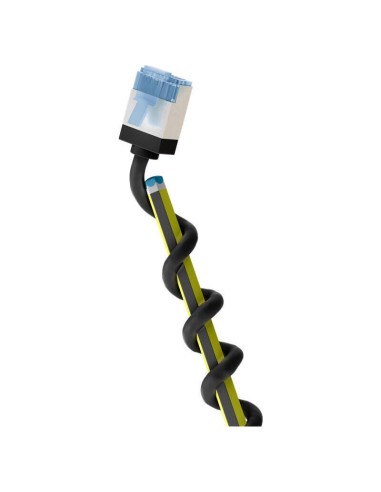 Goobay Cable Patch Ultraflexible Cat.6a Delgado, U/ftp Negro, 10 Metros, Clavijas Extracortas 74323