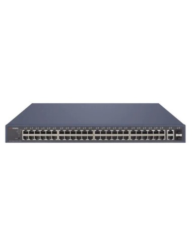 Hikvision Switch Poe Smart 48 Puertos Gigabit, 2x Rj45 Gigabit, 2x Fibra óptica, 470w Ds-3e1552p-si(o-std)