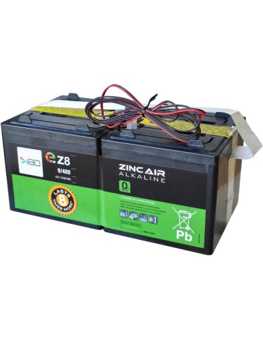 Global Bat-9v344ah-ez8 Batería De Zinc-aire 9v-344ah-3100wh