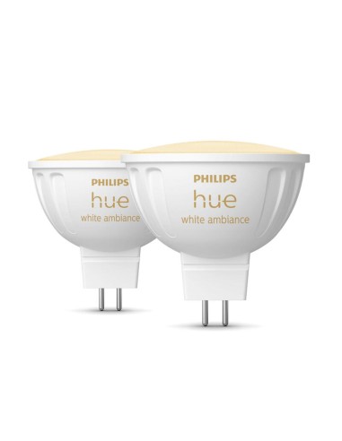 Philips Hue Blanco Amb. Mr16 Led Lampe Doppelpack 2x400lm