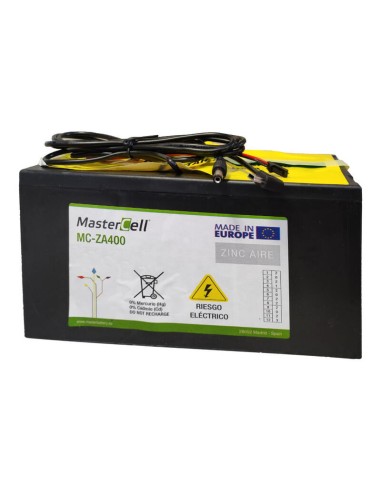 Master Battery Mc-za400-9-dc Batería De Zinc-aire 9v-400ah. Triple Conector Dc: Jack, Mini Usb Y Mólex